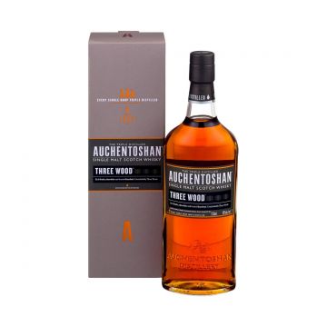 Auchentoshan Three Wood Lowland Single Malt Scotch Whisky 0.7L