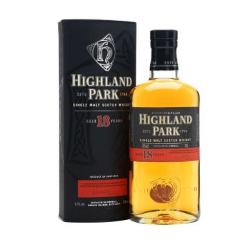 Highland Park 18 ani Island Single Malt Scotch Whisky 0.7L