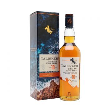 Talisker 10 ani Island Single Malt Scotch Whisky 1L
