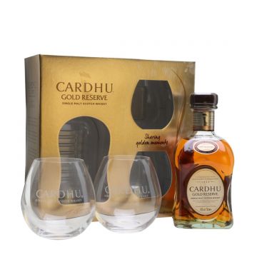 Cardhu Gold Reserve Gift Set Speyside Single Malt Scotch Whisky 0.7L