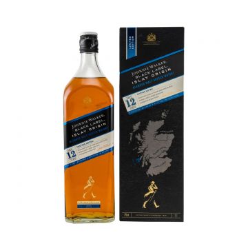 Johnnie Walker Black Label Islay Origin 12 ani Blended Malt Scotch Whisky 1L