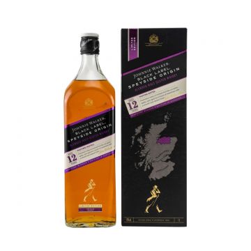 Johnnie Walker Black Label Speyside Origin 12 ani Blended Malt Scotch Whisky 1L