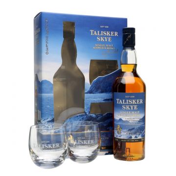 Talisker Skye Gift Set Island Single Malt Scotch Whisky 0.7L