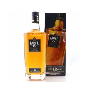 Label 5 Premium Reserve 12 ani Blended Scotch Whisky 0.7L