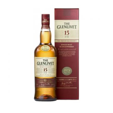 The Glenlivet The French Oak Reserve 15 ani Speyside Single Malt Scotch Whisky 0.7L