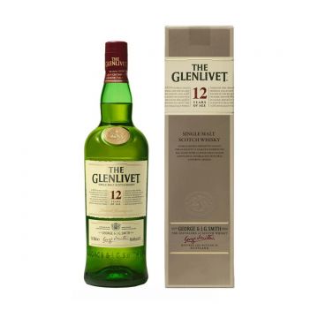 The Glenlivet 12 ani Speyside Single Malt Scotch Whisky 0.7L