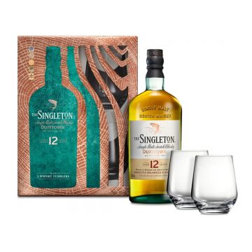 The Singleton of Dufftown 12 ani Gift Set Speyside Single Malt Scotch Whisky 0.7L