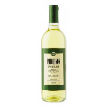 Vin alb sec, Rhoditis, Imiglikos Patras Peloponnesos, 0.75L, 12% alc., Grecia