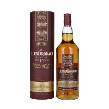 Glendronach 10 ani Highland Single Malt Scotch Whisky 1L