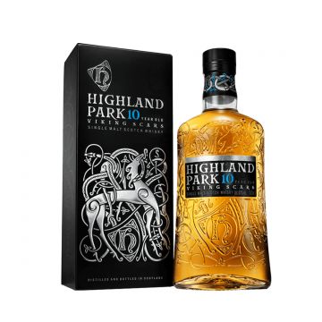 Highland Park Viking Scars 10 ani Island Single Malt Scotch Whisky 0.7L