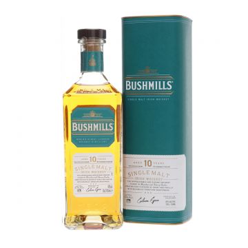 Bushmills Triple Distilled 10 ani Single Malt Irish Whiskey 0.7L