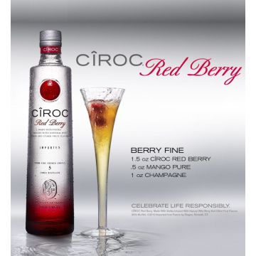 Ciroc Red Berry Vodka 1L