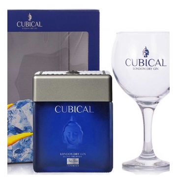 Gin Botanic Cubical Ultra Premium London Dry Gift Set 0.7L