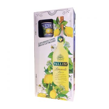 Lichior Limoncello Pallini Gift Set 0.5L