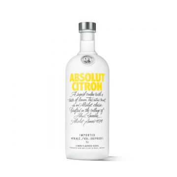 Absolut Citron Vodka 1L