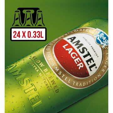 Amstel Slow Brewed BAX 24 st. x 0.33L