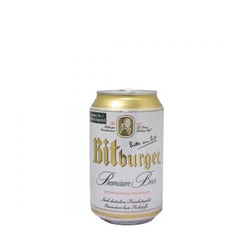 Bitburger Premium Pils - doza - 0.33L