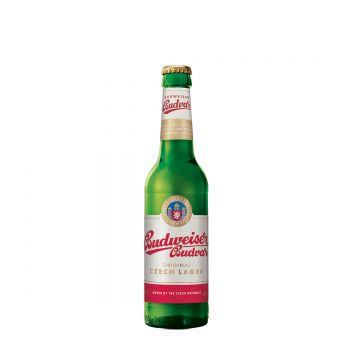 Budweiser Budvar Czech Premium Lager - sticla - 0.33L