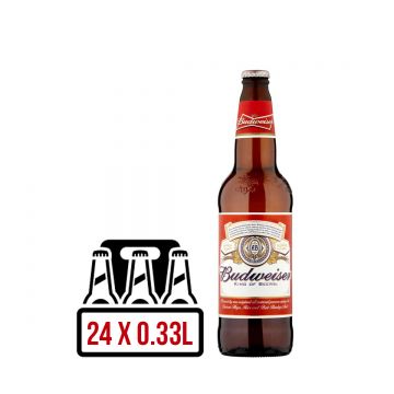 Budweiser Lager American BAX 24 st. x 0.33L