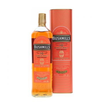 Bushmills Triple Distilled Sherry Cask Finish 10 ani Single Malt Irish Whiskey 1L