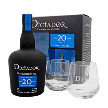Dictador Rom 20 ani Gift Set 0.7L