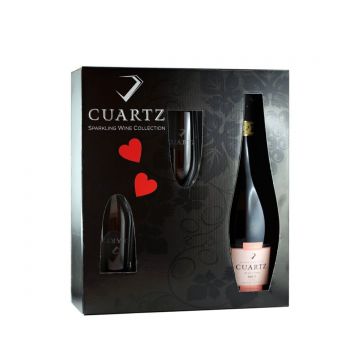 Girboiu Cuartz Rose Brut Gift Set 0.75L
