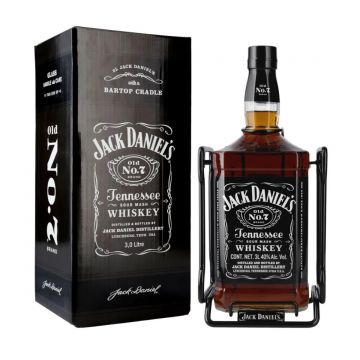 Jack Daniel's Old No. 7 cu suport pendul Tennessee Whiskey 3L
