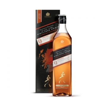 Johnnie Walker Black Label Highlands Origin Whisky 12 ani 1L