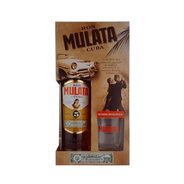 Mulata Anejo Reserva 5 ani Rom Gift Set 0.7L