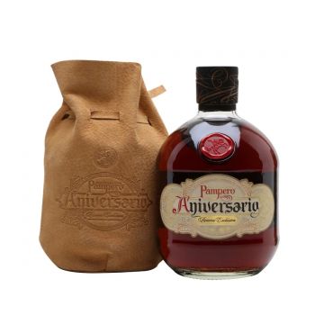 Pampero Aniversario Leather Bag Rom 0.7L