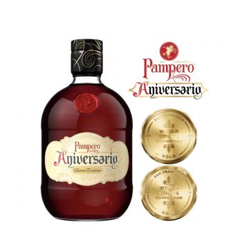 Pampero Aniversario Leather Bag Rom 0.7L