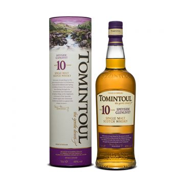 Tomintoul 10 ani The Gentle Dram Speyside Single Malt Scotch Whisky 0.7L