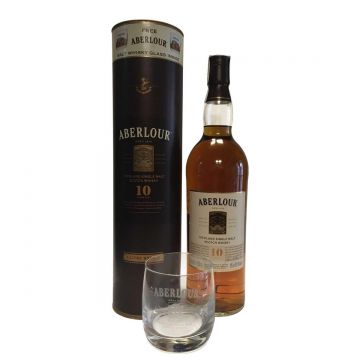 Whisky Aberlour 10 ani Gift Set 1L