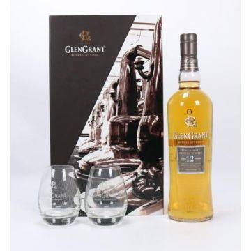 Whisky Glen Grant 12 ani Gift Set 0.7L