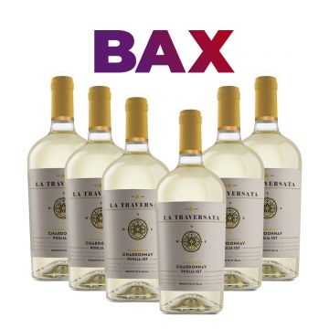 Corvezzo La Traversata Organic Chardonnay IGT Puglia BAX 6s t - Vin Alb Sec - Italia - 0.75L