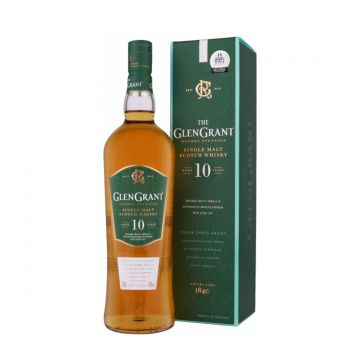 Glen Grant 10 ani Speyside Single Malt Scotch Whisky 0.7L