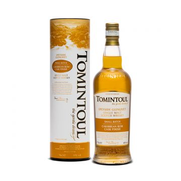 Tomintoul Caribbean Rum Cask Finish Speyside Single Malt Scotch Whisky 0.7L