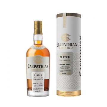 Alexandrion Carpathian Single Malt Whisky Peated Cask Strength Bourbon Cask 0.7L Alexandrion Carpathian Single Malt Whisky Peated Cask Strength Bourbon Cask 0.7L