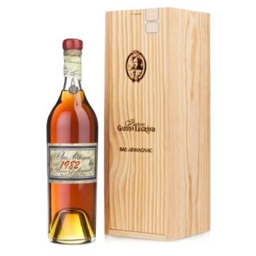 Armagnac, Bas Armagnac Baron Gaston Legrand 1982, Alcool 40% Lheraud, 0,7 l