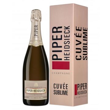Sampanie Piper Heidsieck Cuvee Sublime, Alcool 12%, Demisec, Cutie Carton, 0.75 l