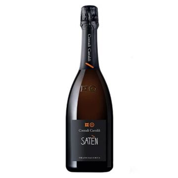 Set 2 x Vin Spumant Alb Brut Contadi Castaldi Saten Franciacorta, 0.75 l