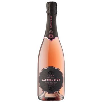 Vin Spumant Castell D'Or Cava Brut Rosat, Sec, 0.75 l