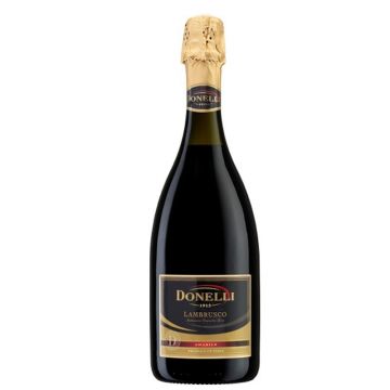 Vin Spumant Rosu Lambrusco IGT Emilia Donelli, 0.75 l