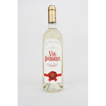 Vin alb - Muscat Ottonel, demidulce, 2018 | Via Domnului