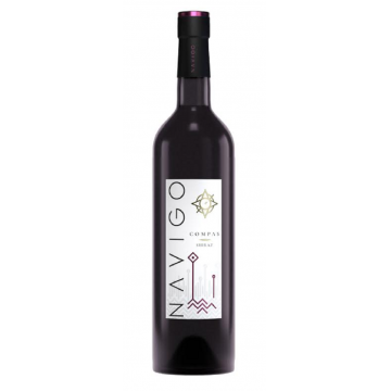 Vin rosu - Navigo Compas Shiraz, sec, 2018 | Jidvei