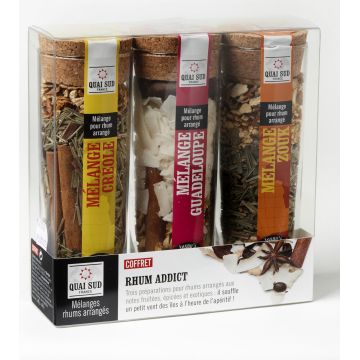 Set 3 amestecuri pentru rom - Rhum Addict | Quai Sud