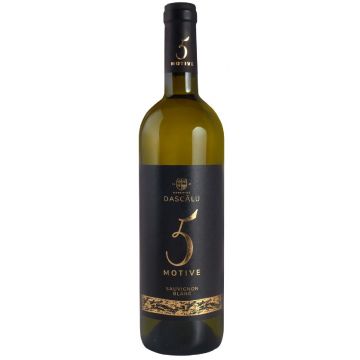 Vin alb - 5 Motive, Sauvignon Blanc, demisec, 2019 | Domeniile Dascalu