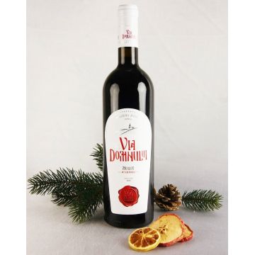 Vin rosu - Via Domnului, Manastirea Jercalai, Merlot, sec, 2012 | Via Domnului