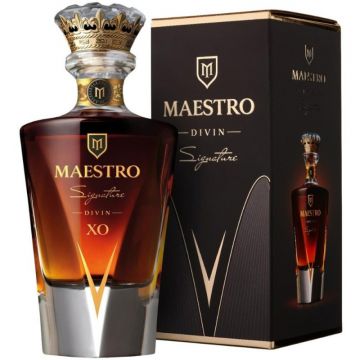 Vinars Divin Apriori Maestro 7 ani, Signature XO, 40% Alcool, 0.7 l, Cutie Cadou