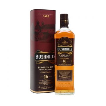 Bushmills Triple Distilled 16 ani Single Malt Irish Whiskey 0.7L